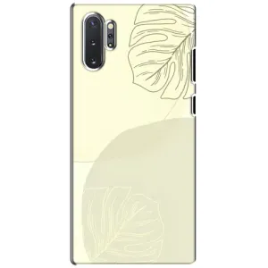 Чохол квітковий дизайн для Samsung Galaxy Note 10 Plus (Зелений фон)