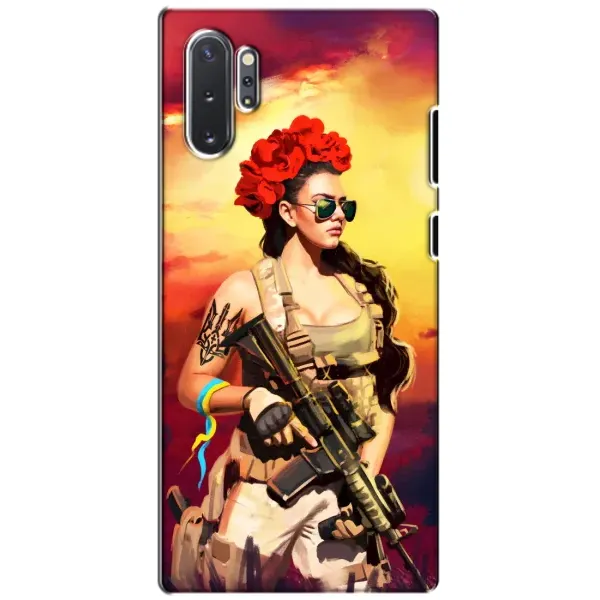 Чехол с рисунком «Женщина солдат» для Samsung Galaxy Note 10 Plus