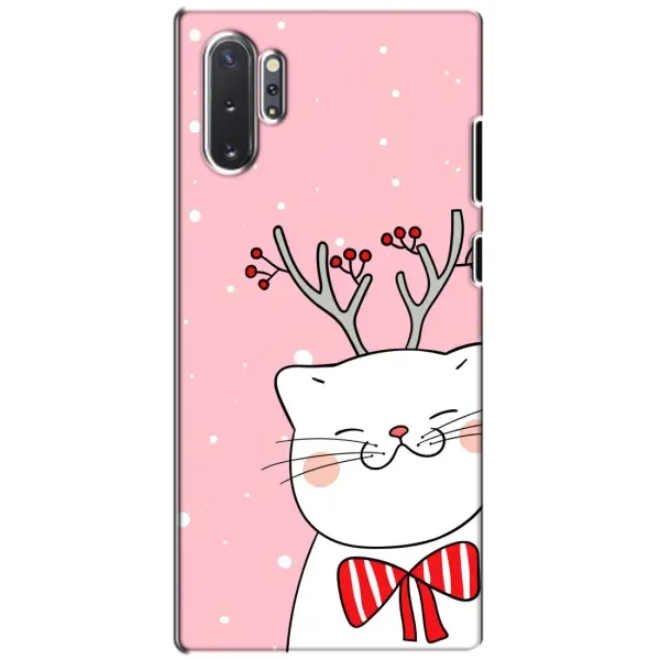 Чехол с рисунком «Зимний кот» для Samsung Galaxy Note 10 Plus Чехол с рисунком «Зимний кот» для Samsung Galaxy Note 10 Plus