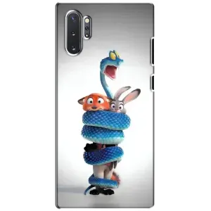 Силіконовий чохол з принтом Зоотрополіс для Samsung Galaxy Note 10 Plus (Змія Зоо)