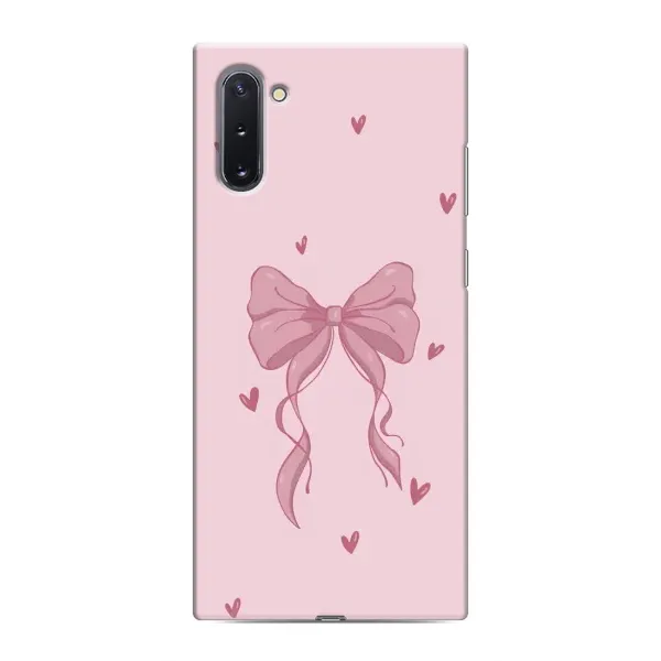 Чехол с рисунком «Бант на розовом» для Samsung Galaxy Note 10 Чехол с рисунком «Бант на розовом» для Samsung Galaxy Note 10