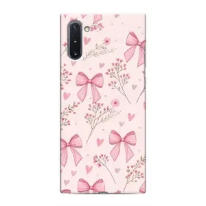 Чехол банты для Samsung Galaxy Note 10 (Банты с цветами)