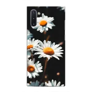 Чехол с ромашками на Samsung Galaxy Note 10 (Белые ромашки)