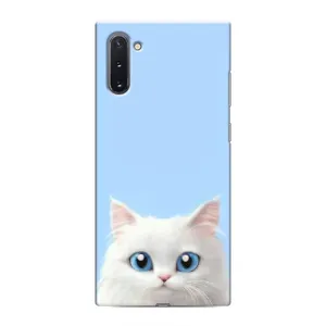 Чехол на тематику: Коты для Samsung Galaxy Note 10 (Белый кот)