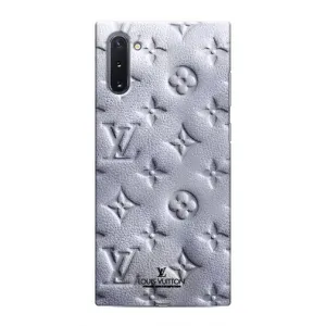 Текстурний Чохол Louis Vuitton для Самсунг Нот 10 (Білий ЛВ)