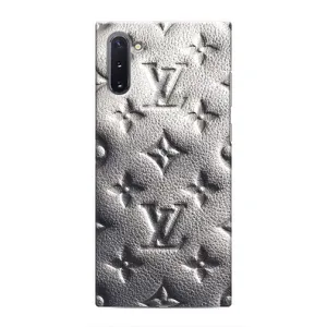 Текстурний Чохол Louis Vuitton для Самсунг Нот 10 (Бежевий ЛВ)