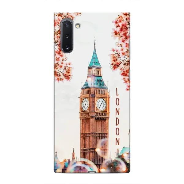 Чехол с рисунком «Часы Лондон» для Samsung Galaxy Note 10 Чехол с рисунком «Часы Лондон» для Samsung Galaxy Note 10