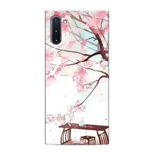 Чехол с принтом САКУРЫ на Samsung Galaxy Note 10 (Чайная церемония)