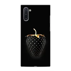 Чехол с изображением  вкусной еды для Samsung Galaxy Note 10 (Чёрная клубника)