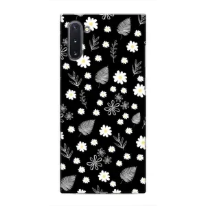Чехлы с тематикой "ЦВЕТЫ" на Samsung Galaxy Note 10 (цветение на чорном)