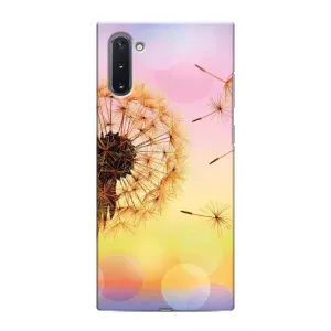 Силиконовый Чехол с одуванчиками на Samsung Galaxy Note 10 (Цветок-одуванчик)