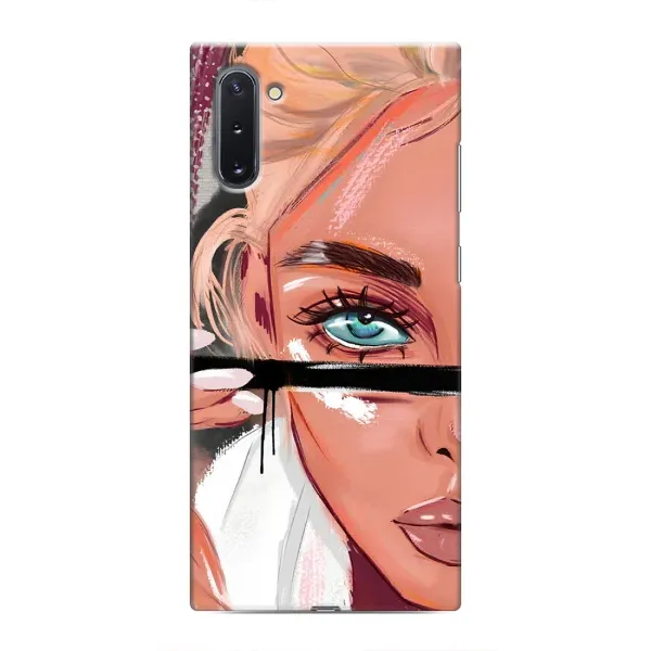 Чехол с рисунком «Девушка и ресницы» для Samsung Galaxy Note 10 Чехол с рисунком «Девушка и ресницы» для Samsung Galaxy Note 10
