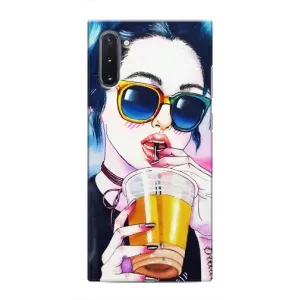 Чохол з картинкою Модні Дівчата Samsung Galaxy Note 10 (Дівчина з коктейлем)