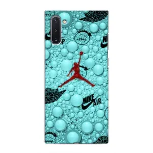 Силиконовый Чехол Nike Air Jordan на Самсунг Нот 10 (Джордан Найк)