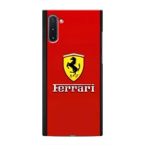 Силіконовий бампер з картинкою машини на Samsung Galaxy Note 10 (Ferrari Logo)
