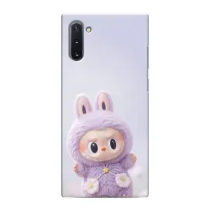 Чехол с принтом Лабубу для Samsung Galaxy Note 10 (Фиолетовый Лабубу)