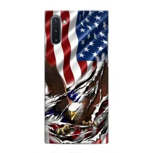 Чехол Флаг USA для Samsung Galaxy Note 10 (Флаг USA)