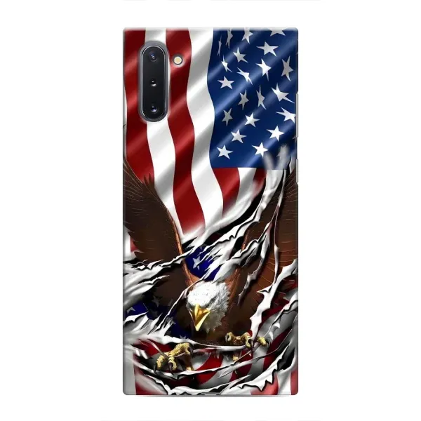 Чехол с рисунком «Флаг USA» для Samsung Galaxy Note 10 Чехол с рисунком «Флаг USA» для Samsung Galaxy Note 10
