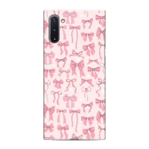 Чехол банты для Samsung Galaxy Note 10 (Фон бантики)
