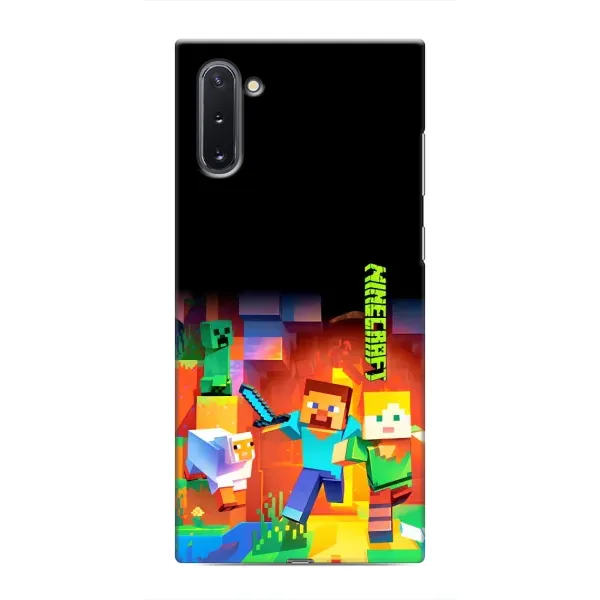 Чехол с рисунком «Герой Майнкрафт» для Samsung Galaxy Note 10