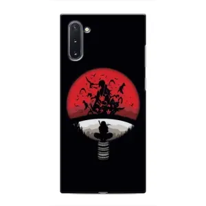 Чехлы с картинкой Итачи Учиха на Samsung Galaxy Note 10 (Итачи на черном)