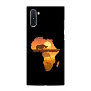 Летний Чехол на Samsung Galaxy Note 10 (Карта)
