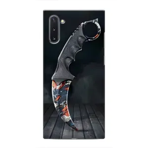 Чехол КИБЕРСПОРТ для Samsung Galaxy Note 10 (Кинжал КС ГО)