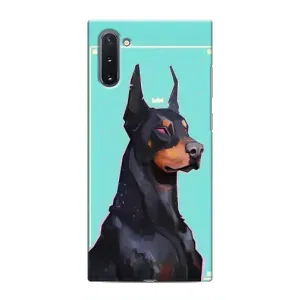 Чехол ДОБЕРМАН для Samsung Galaxy Note 10 (Король доберман)