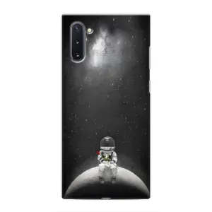 Силиконовый Чехол с принтом "Космонавты" на Samsung Galaxy Note 10 (Космонавт романтик)