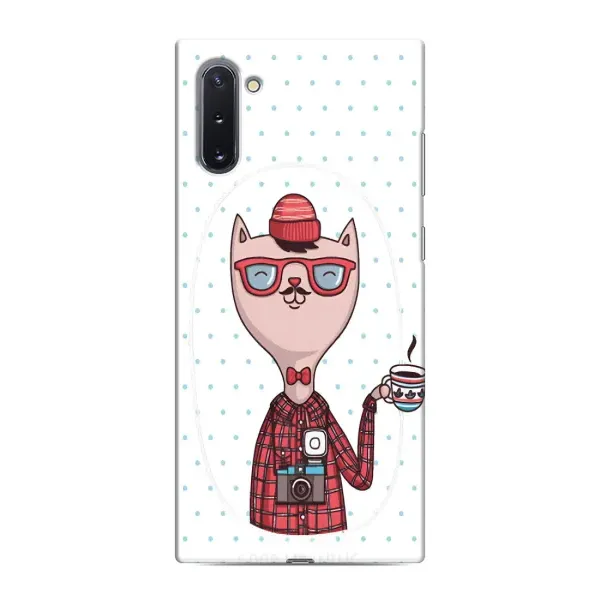 Чехол с рисунком «Кот аристократ» для Samsung Galaxy Note 10 Чехол с рисунком «Кот аристократ» для Samsung Galaxy Note 10