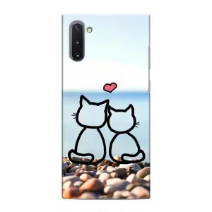 Силіконові Чохли Коханій людині для Samsung Galaxy Note 10 (Котейки)