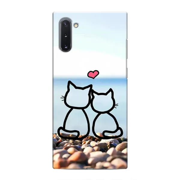 Чехол с рисунком «Котейки» для Samsung Galaxy Note 10 Чехол с рисунком «Котейки» для Samsung Galaxy Note 10