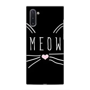 Бампер с изображением Котиков для Самсунг Нот 10 (КОТИК MEOW)