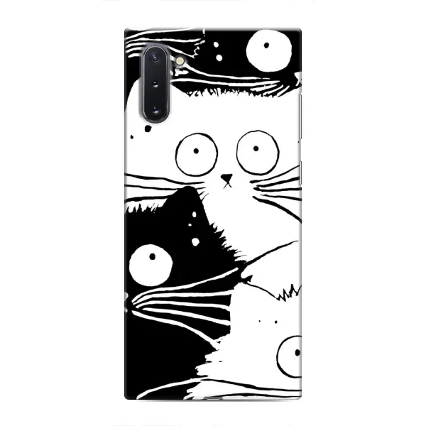 Чехол с рисунком «КОТИКИ» для Samsung Galaxy Note 10 Чехол с рисунком «КОТИКИ» для Samsung Galaxy Note 10