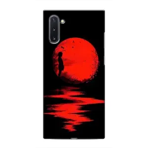 Летний Чехол на Samsung Galaxy Note 10 (Красный Закат)