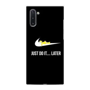 Силиконовый Чехол на Samsung Galaxy Note 10 с картинкой Nike