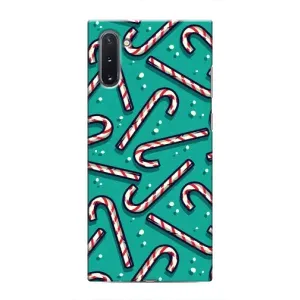 Силиконовый бампер на рождество для Samsung Galaxy Note 10 (Леденцы)