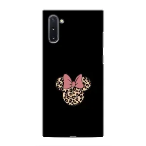 Чехол с леопардовым принтом на Samsung Galaxy Note 10 (Леопардовая Минни)