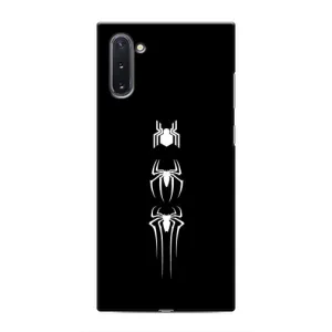 Чехол Супергерой Человека Паука на Samsung Galaxy Note 10 (Лого паука)