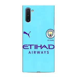 Силиконовые Чехлы принт Футбол на Samsung Galaxy Note 10 (Man City)