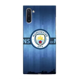 Силиконовые Чехлы принт Футбол на Samsung Galaxy Note 10 (ManCity)