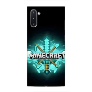 Чехол майнкрафт для Samsung Galaxy Note 10 (MineCraft 2)