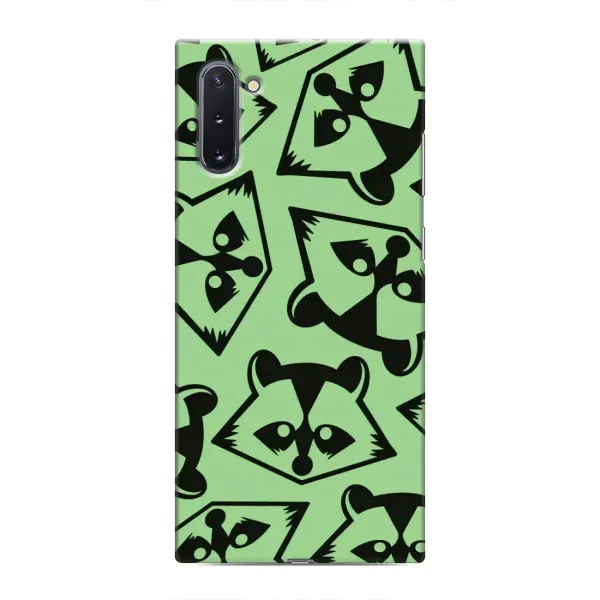 Чехол с рисунком «Мордочки Енота» для Samsung Galaxy Note 10 Чехол с рисунком «Мордочки Енота» для Samsung Galaxy Note 10
