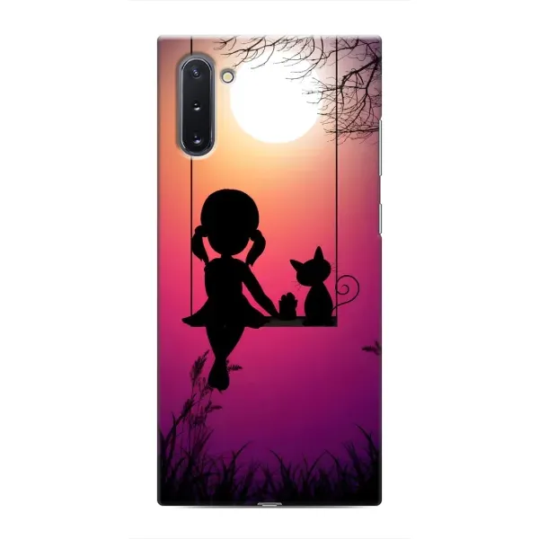 Чехол с рисунком «На качели» для Samsung Galaxy Note 10 Чехол с рисунком «На качели» для Samsung Galaxy Note 10