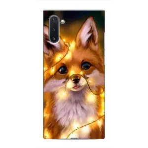 Чехол с Лисичкой для Samsung Galaxy Note 10 (Новогодний лисенок)