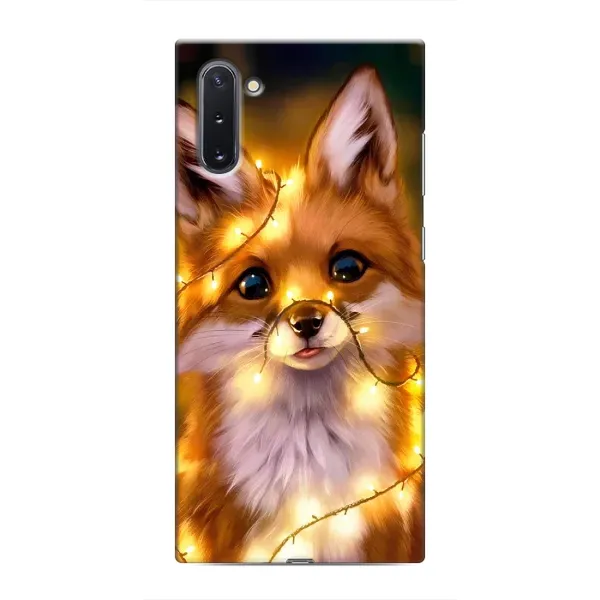 Чехол с рисунком «Новогодний лисенок» для Samsung Galaxy Note 10 Чехол с рисунком «Новогодний лисенок» для Samsung Galaxy Note 10