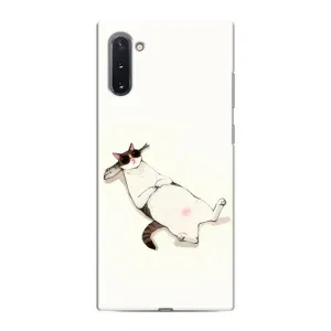 Чехол на тематику: Коты для Samsung Galaxy Note 10 (Отдых)