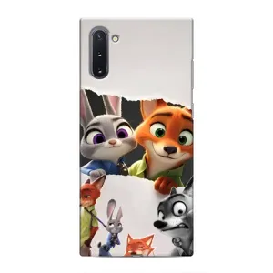 Силиконовый чехол с принтом Зоотрополіс для Samsung Galaxy Note 10