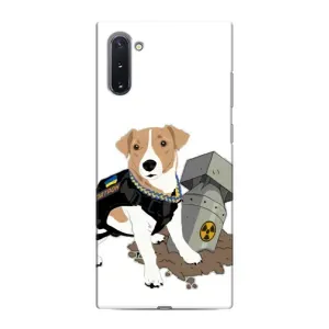 Чехол с принтом Собаки Патрон для Samsung Galaxy Note 10 (Пёс Патрон с ракетой)