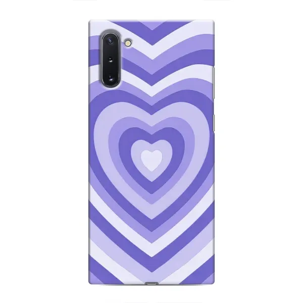 Чехол с рисунком «Сердце фиолет» для Samsung Galaxy Note 10 Чехол с рисунком «Сердце фиолет» для Samsung Galaxy Note 10